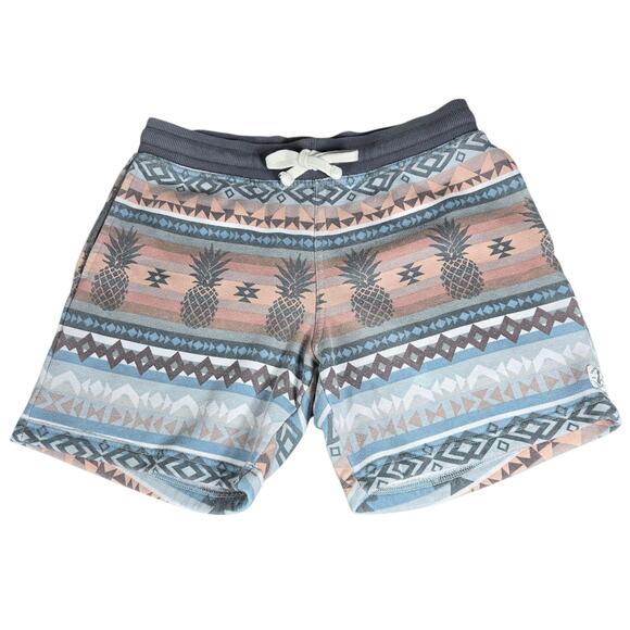 chubbies Other - Chubbies Lounge Shorts Mens Small Pineapple Aztec Fleece Drawstring Comfy Short